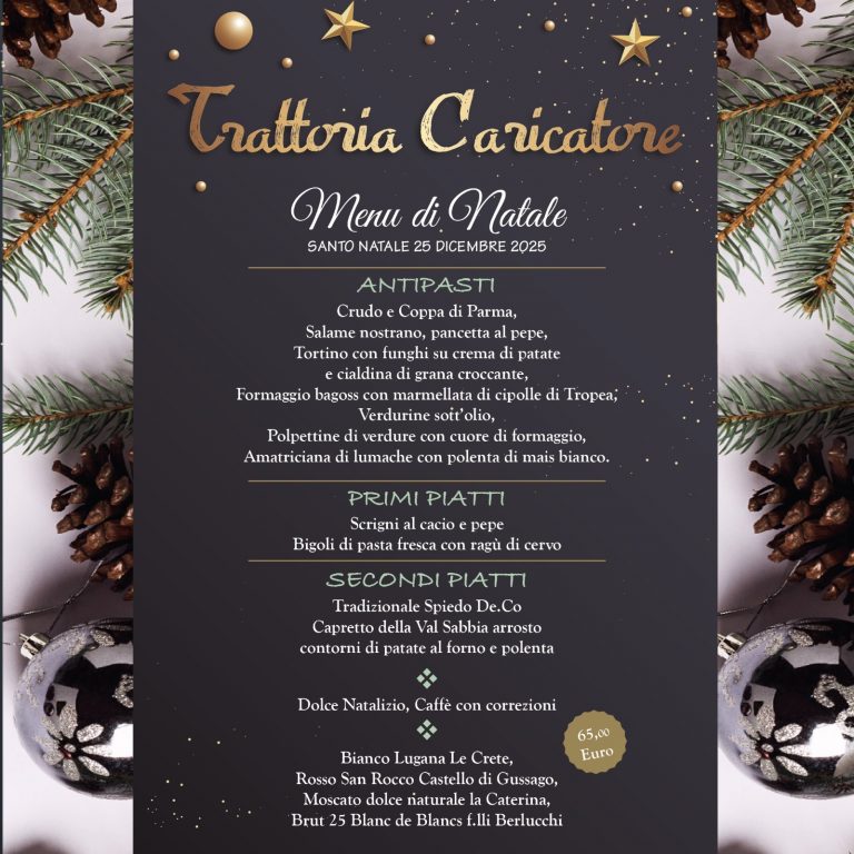 Menù Natale 2025